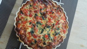 spinazie-quiche-met-paprika-en-reepjes-ham